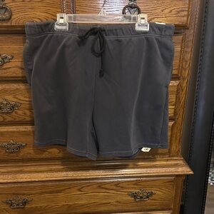 No Boundaries Men's Charcoal Athletic Shorts